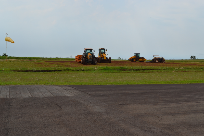 Obras do Aeroporto Regional de Santo Ângelo estão paralisadas